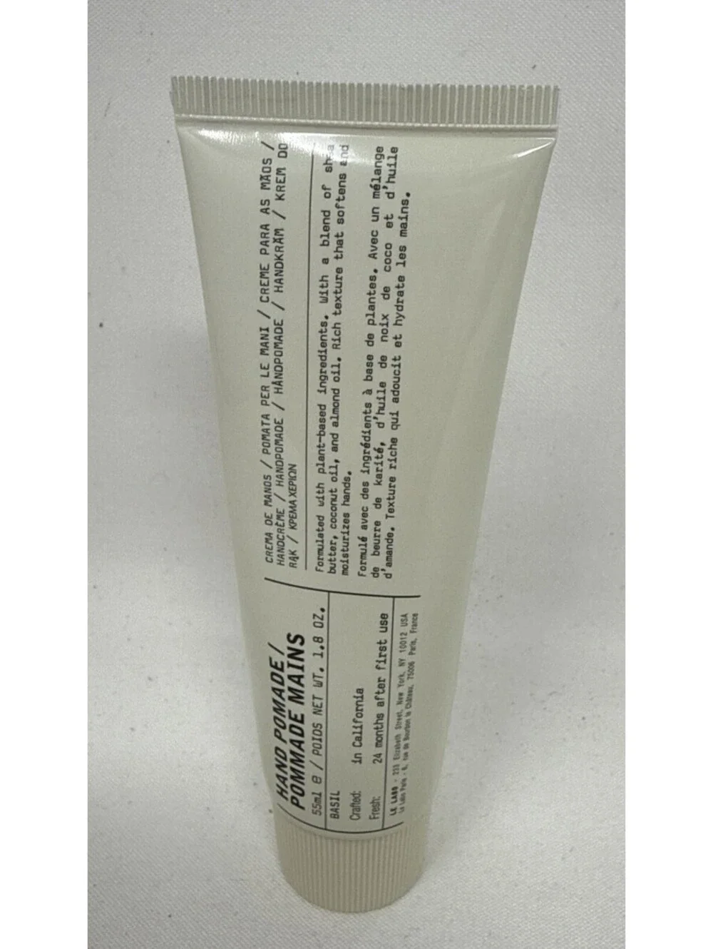 Le Labo Hand Pomade Basil 55ml/1.8oz Shea Butter Moisturizer Vegan Sealed New